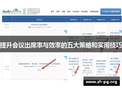 提升会议出席率与效率的五大策略和实用技巧 提升会议出席率与效率的五大策略和实用技巧